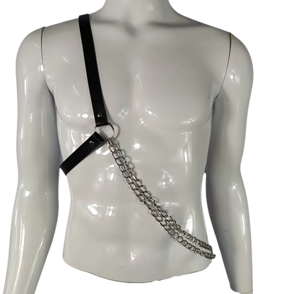 Chain Warrior Männer Harness – Stylischer Ketten-Look - Techno Essentials