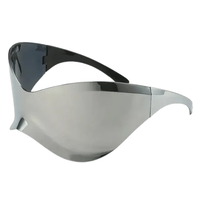 Gebogene Eleganz Techno & Rave Brille
