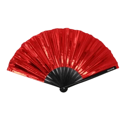 Red Vortex – PVC XXL Rave Fächer