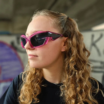 Rave / Techno Schnelle Brille #farbe_lila