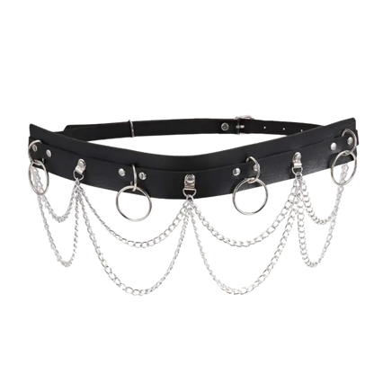 Techno Chain Belt – Vielseitiger Ketten-Gürtel für Raves und Festivals - Techno Essentials