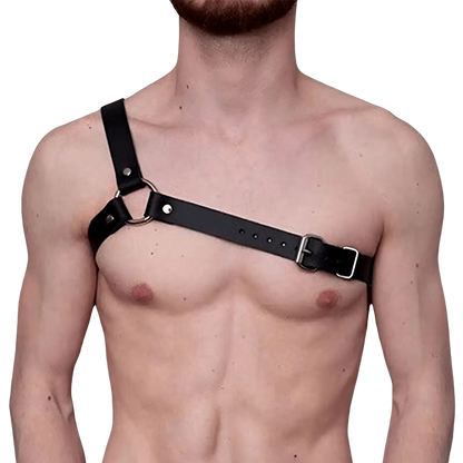 Techno Single Strap Männer-Harness – Verstellbar und Stylisch